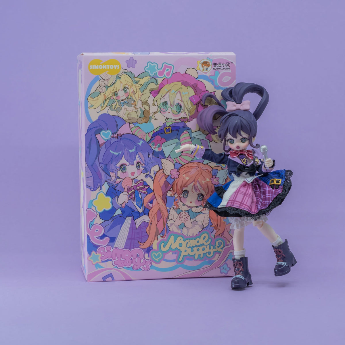 Colorful Wardrobe of Normal Puppy Series Figure Ball Jointed Doll (BJD) Blind Box