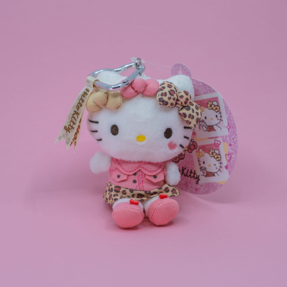 Hello Kitty Leopard Plush Keychain (Trendy Birthday Series)
