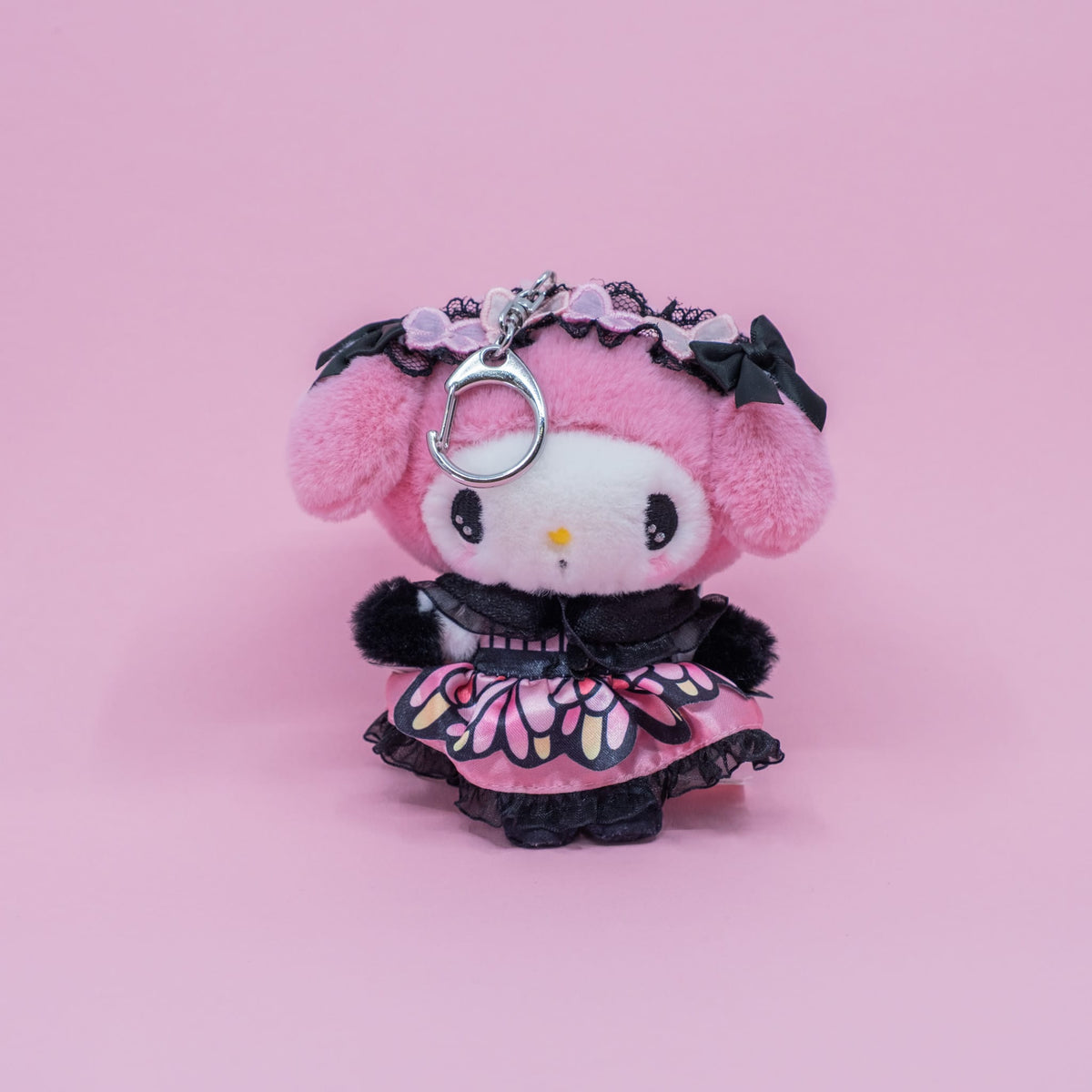 My Melody Plush Keychain (Dark Butterfly Series)