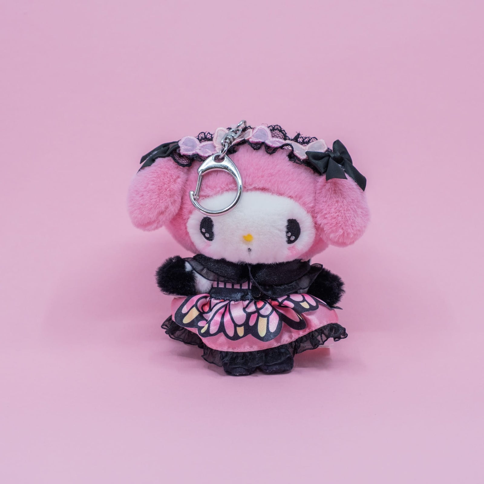 My Melody Plush Keychain (Dark Butterfly Series)