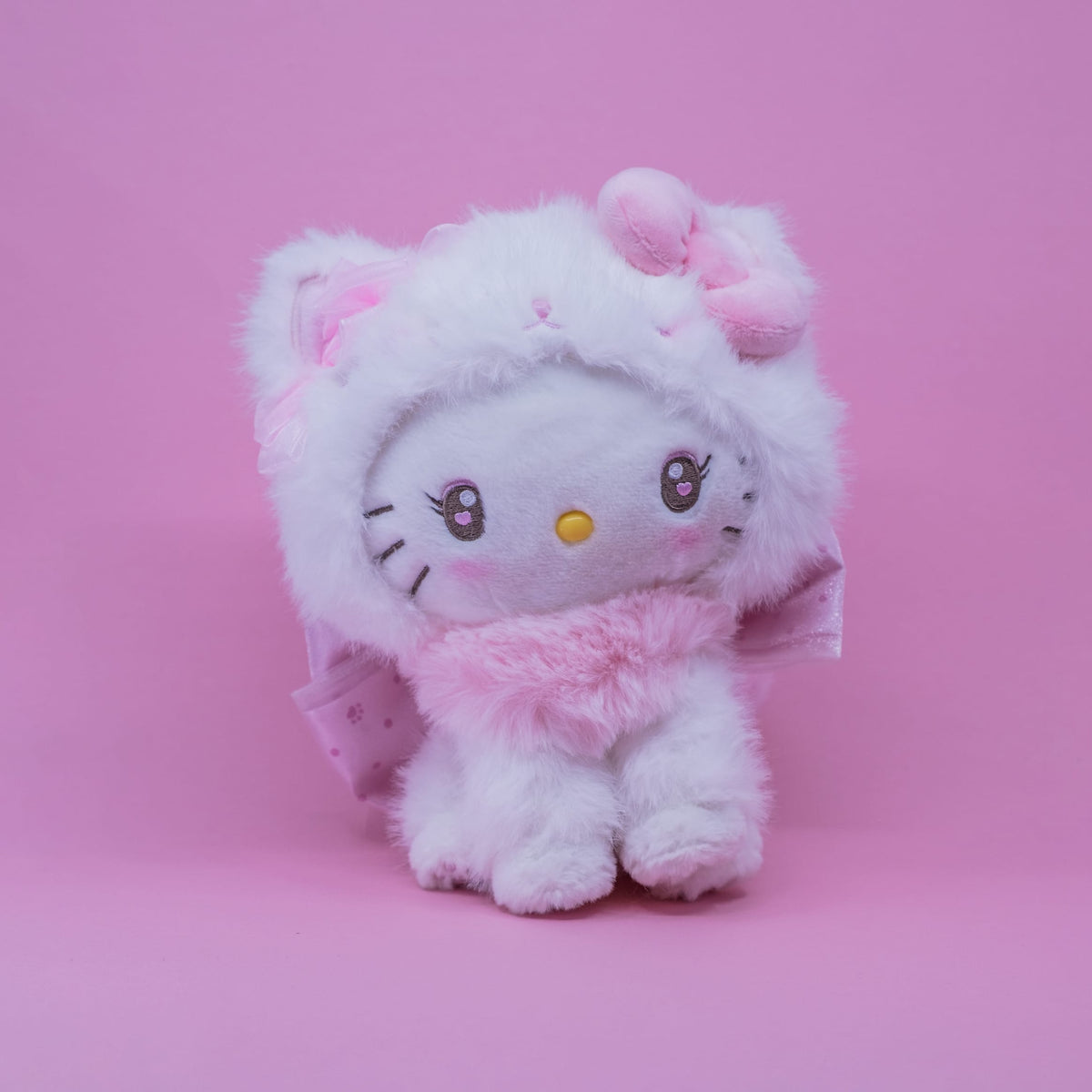 Hello Kitty Kitten Bow Plush