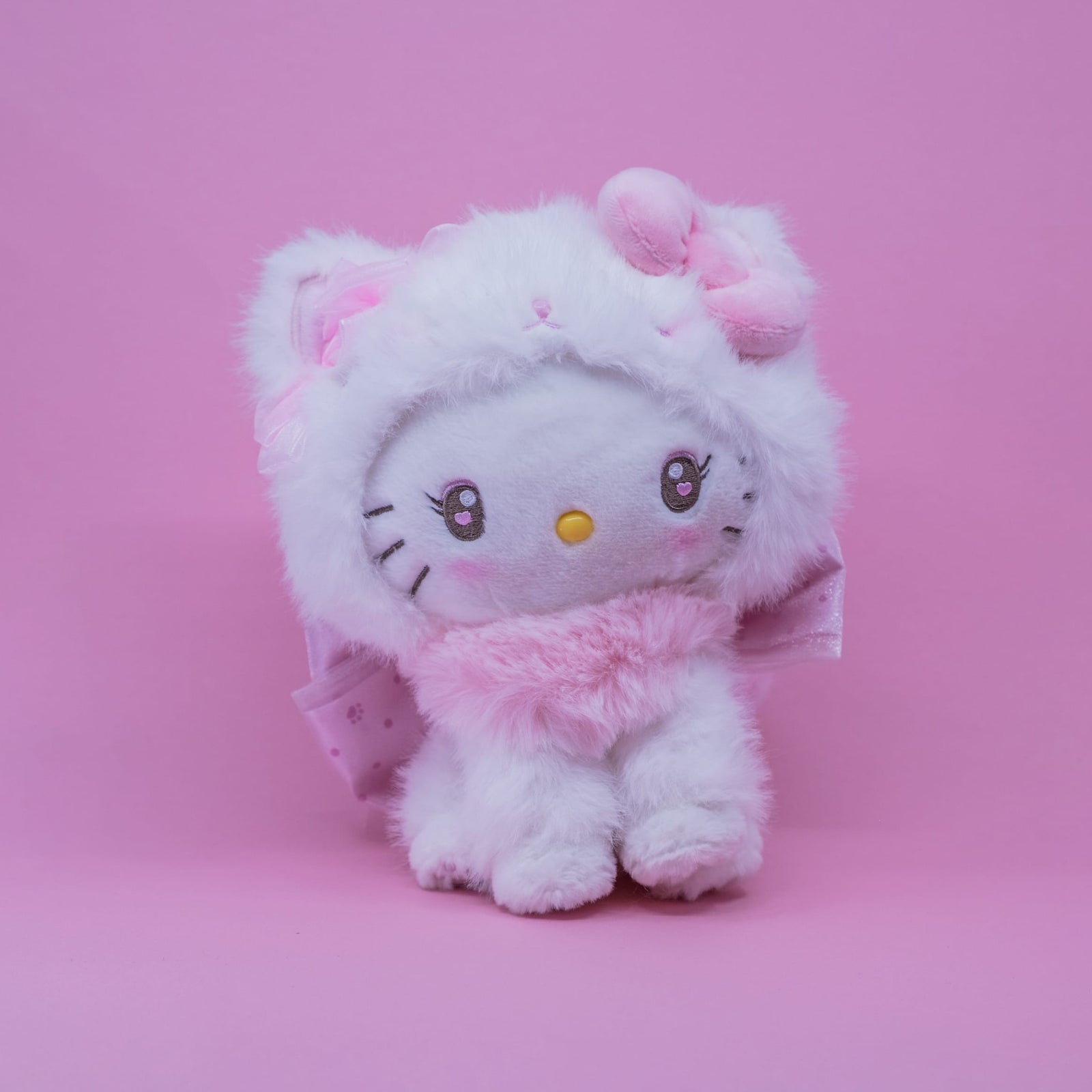 Hello Kitty Kitten Bow Plush