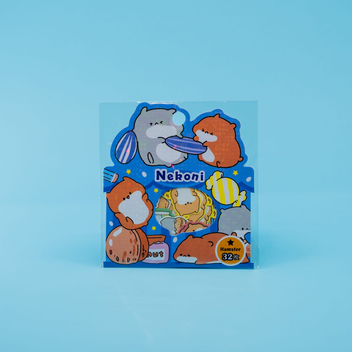 Kawaii Hamster Sticker Flakes