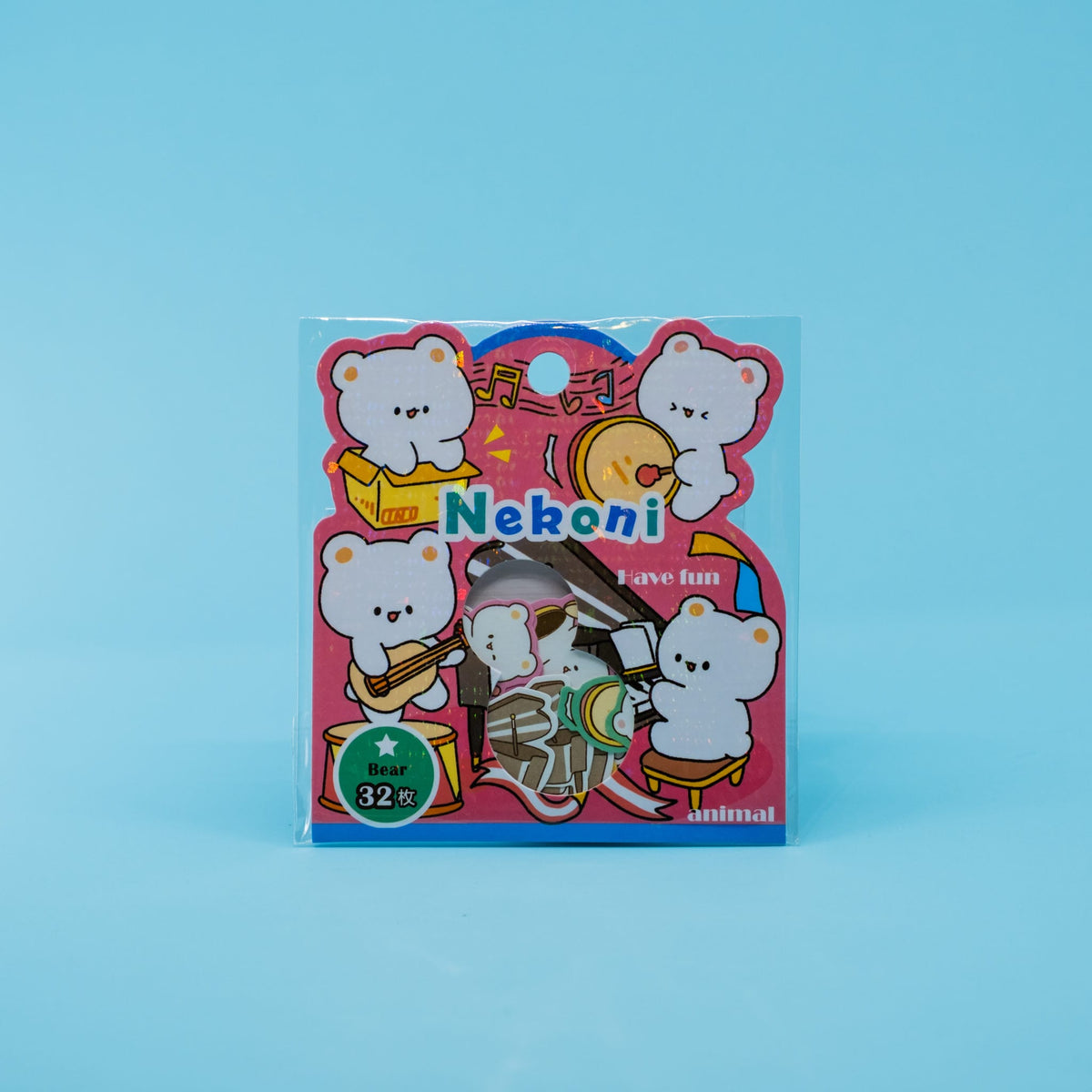 Musical Bears Sticker Flakes