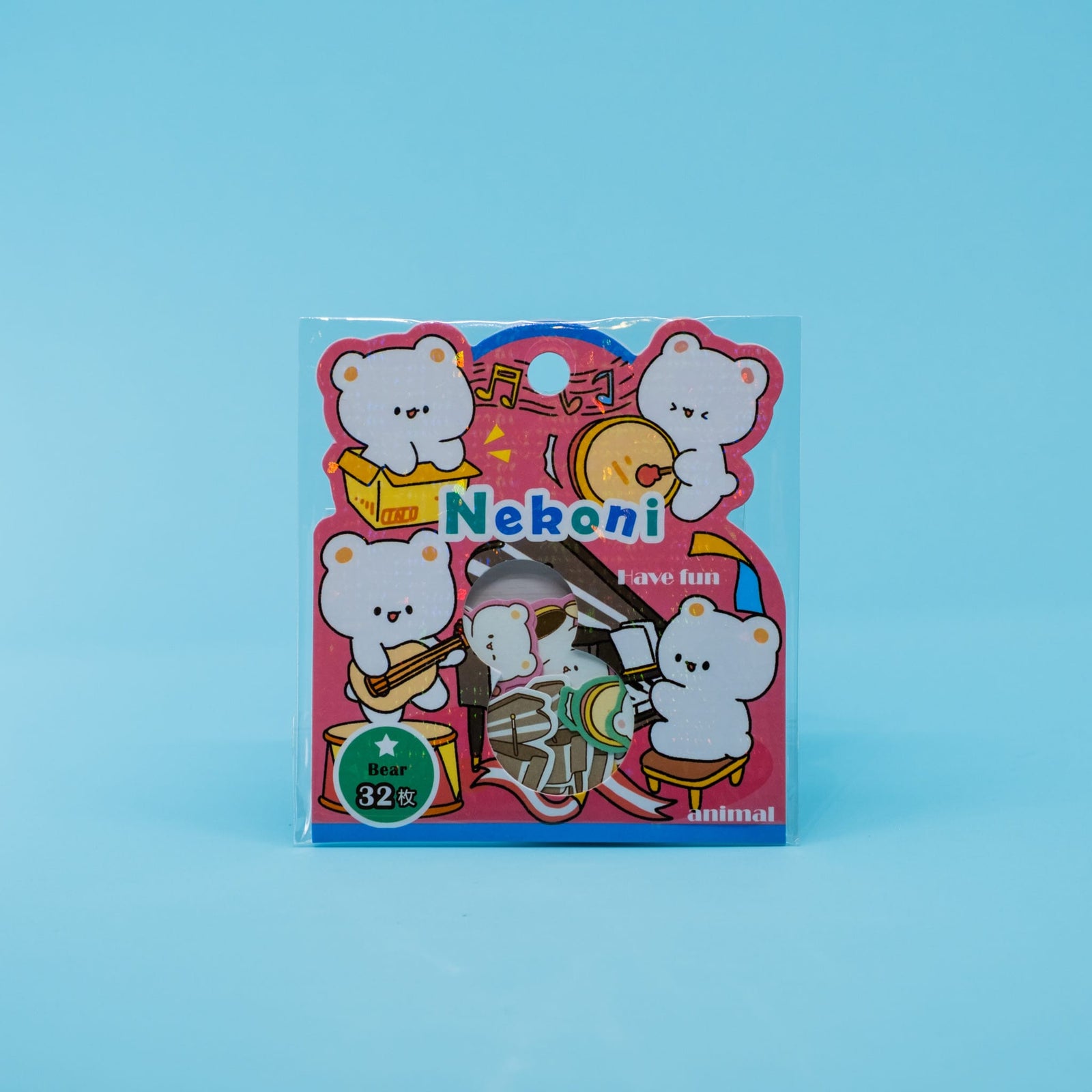 Musical Bears Sticker Flakes