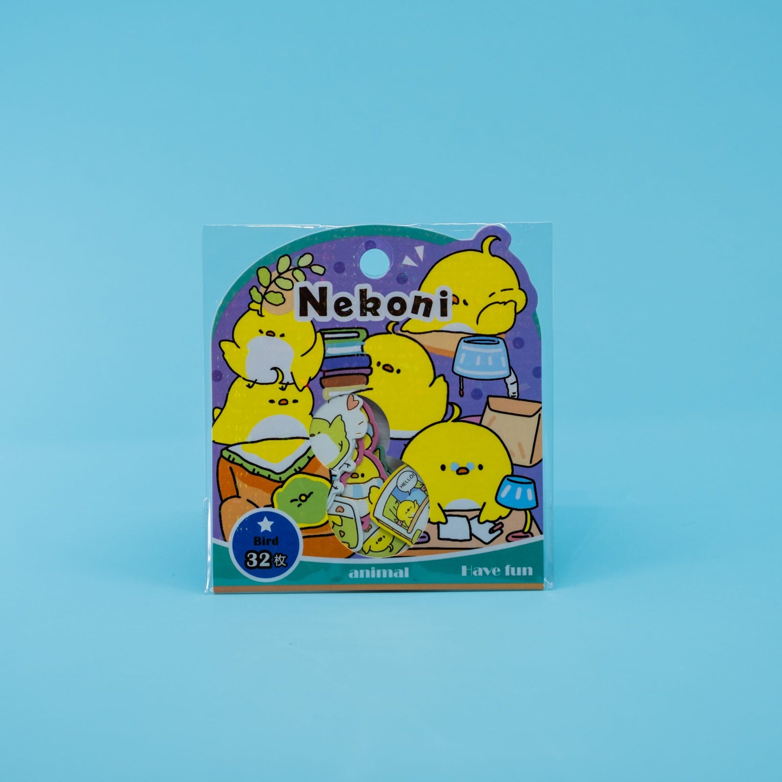 Yellow Bird Daily Life Sticker Flakes