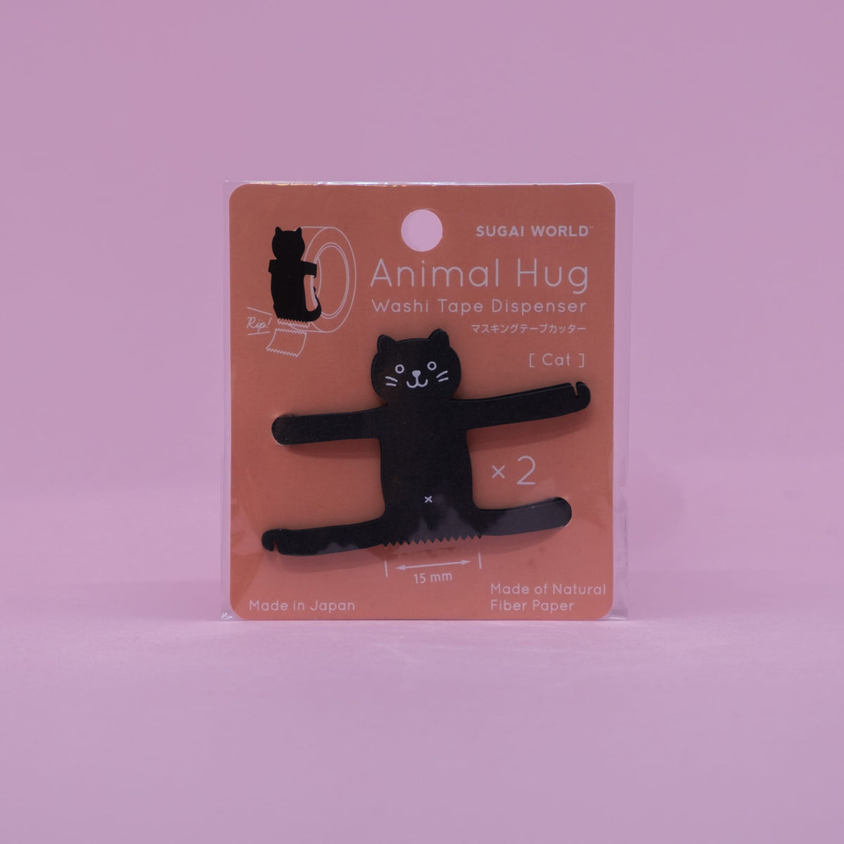 Hugging Kuro Cat Washi Tape Cutter