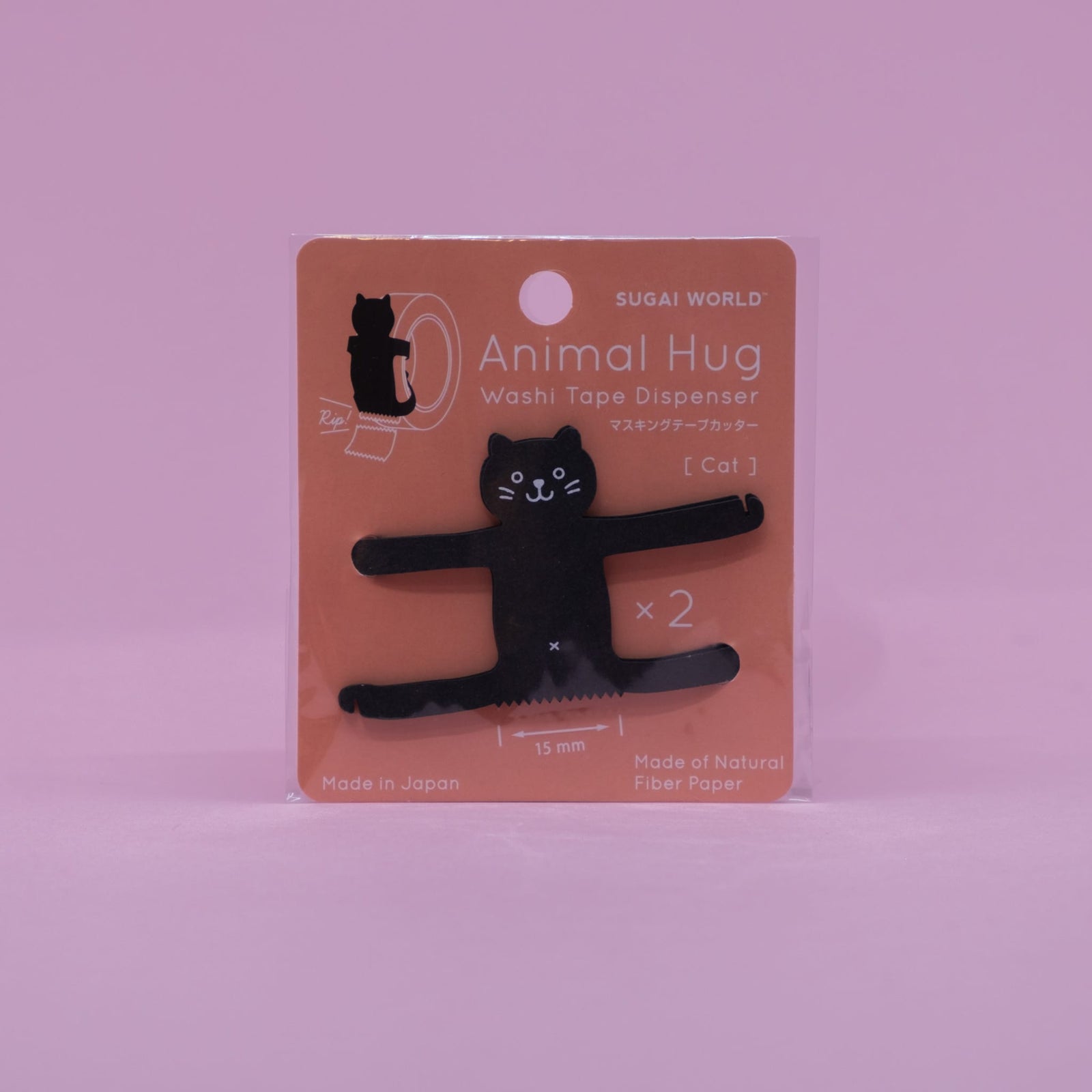 Hugging Kuro Cat Washi Tape Cutter