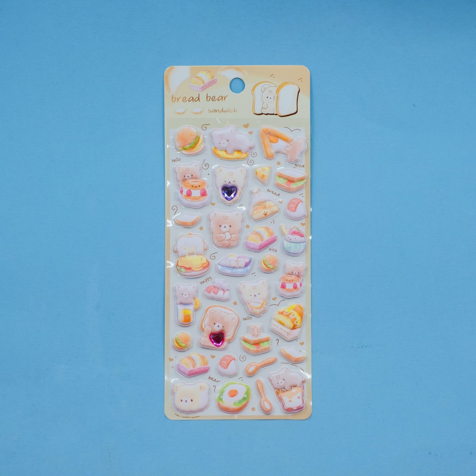 Big Puffy Animal Stickers- 4 Styles