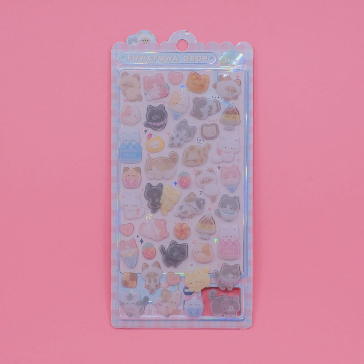 Cats Fuwafuwa Drop Stickers