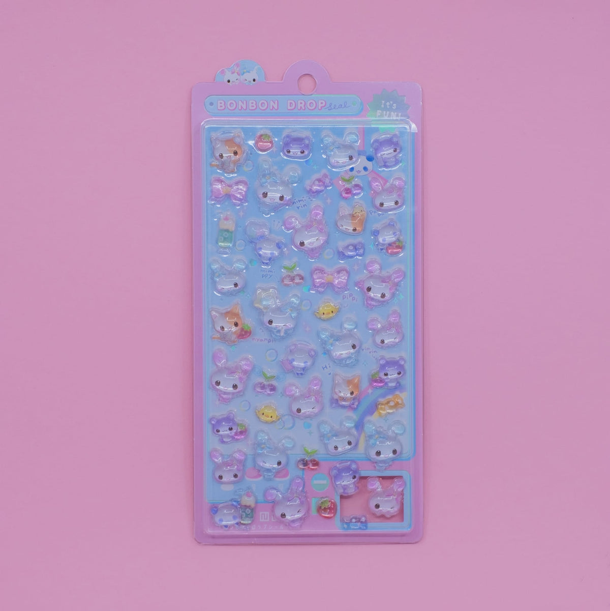 Bunny Bonbon Drop Stickers