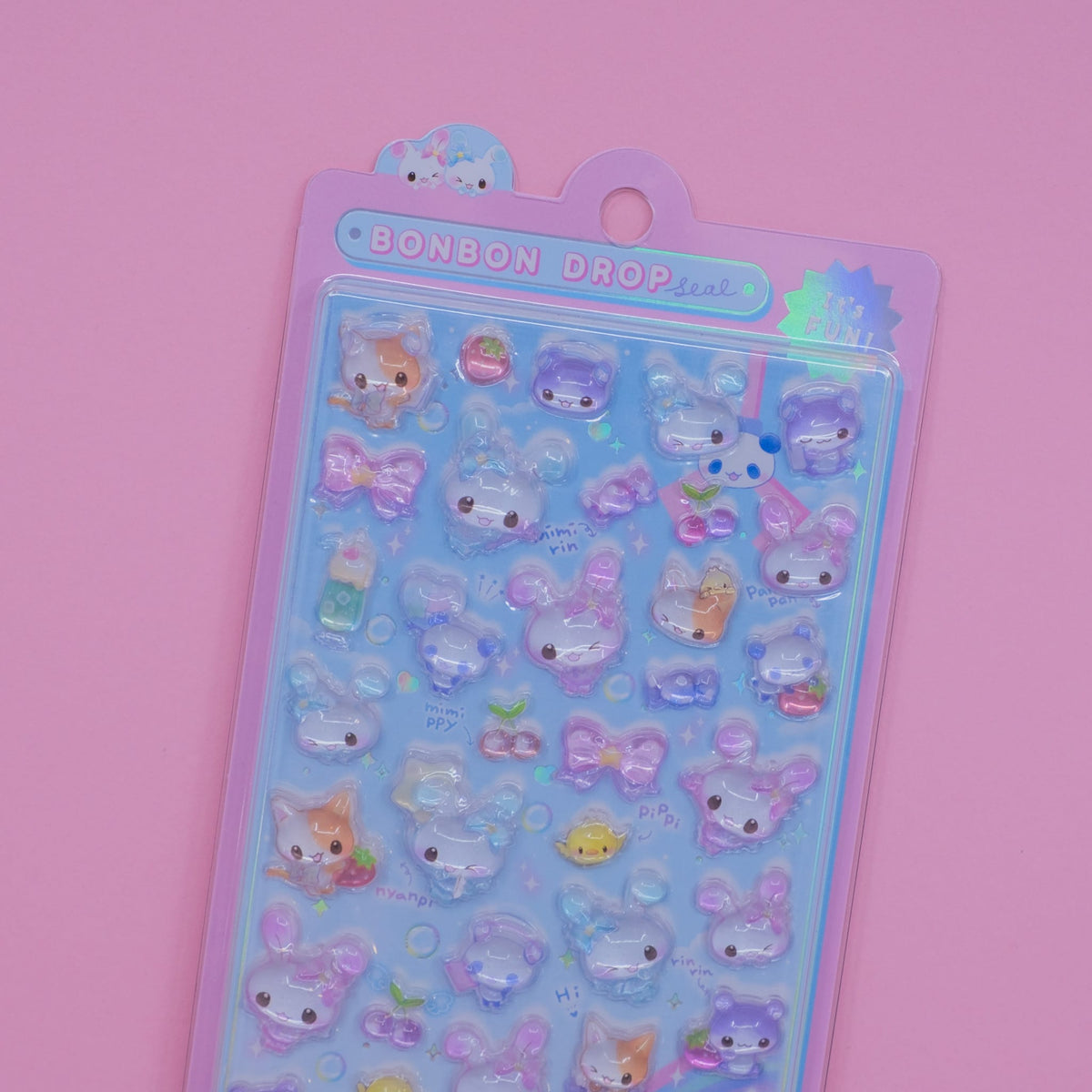 Bunny Bonbon Drop Stickers