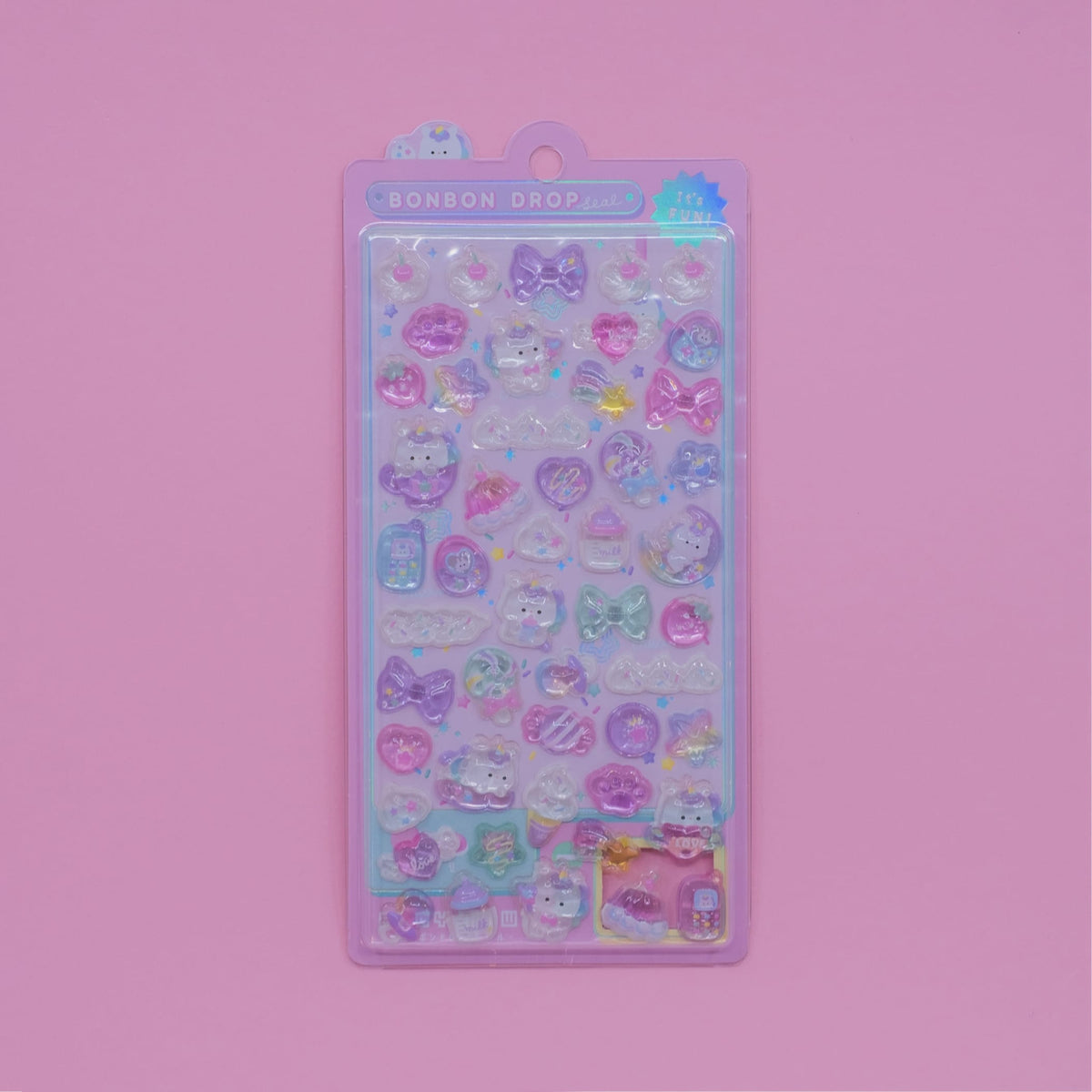 Unicorn Bonbon Drop Stickers