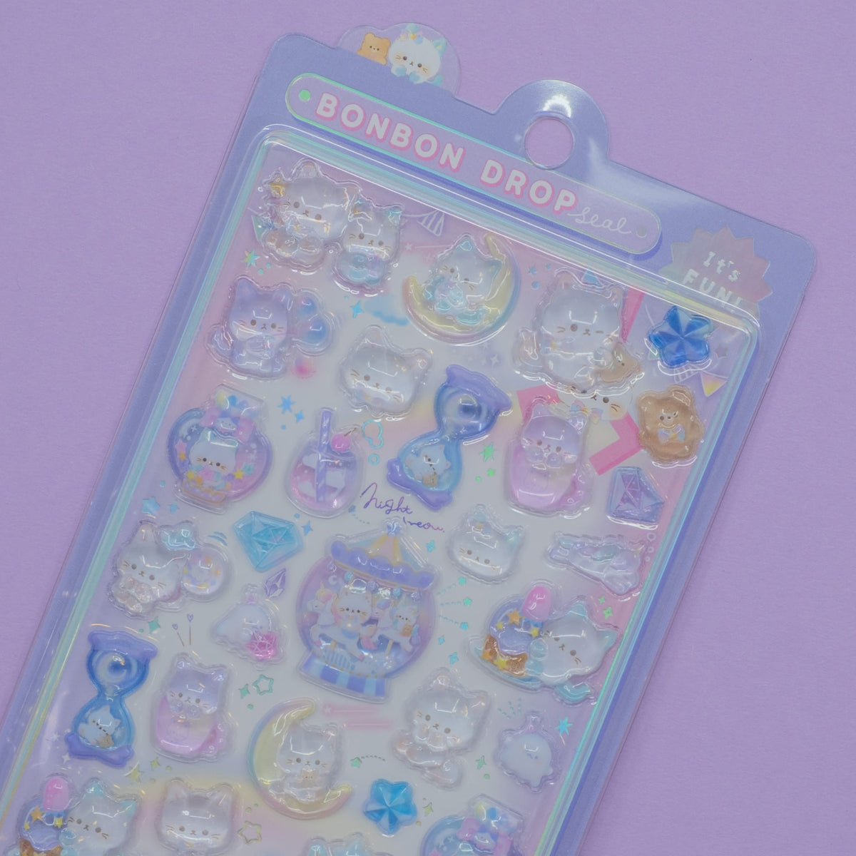 Kitty Bonbon Drop Stickers