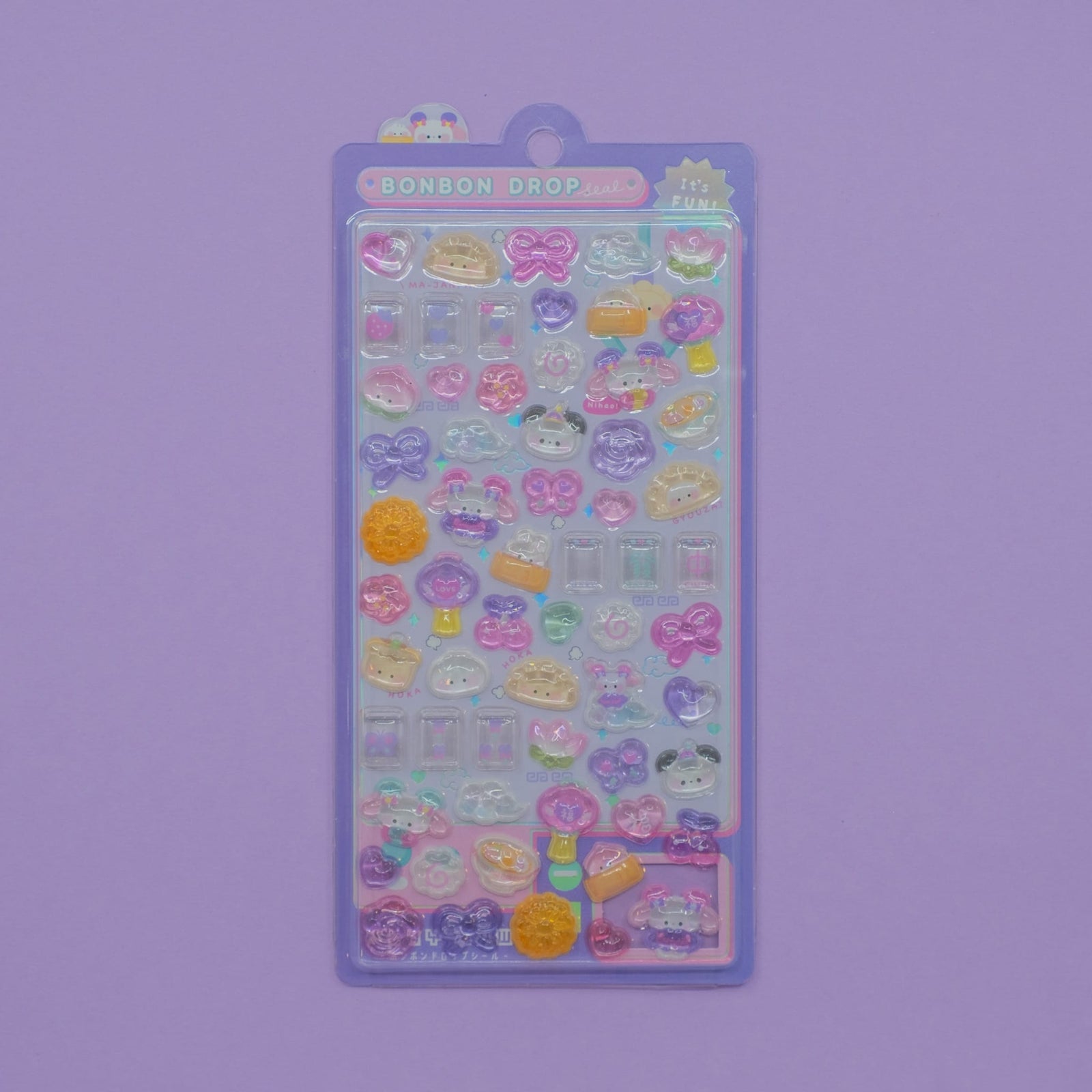 Chinese "Nihao" Bonbon Drop Stickers