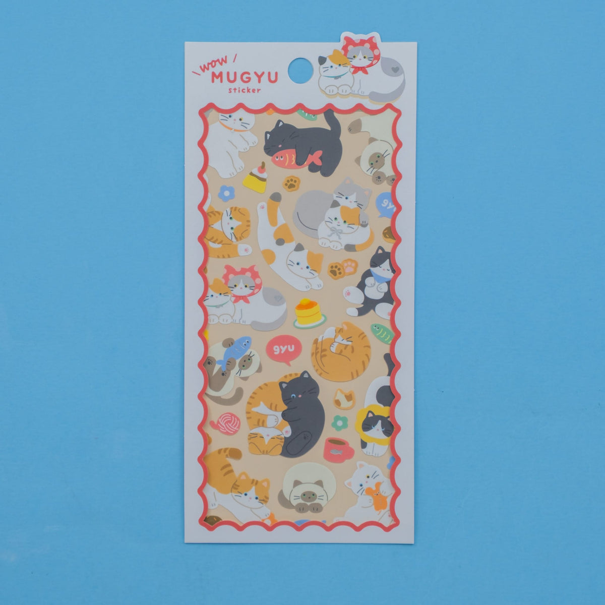 MUGYU Cute Animals Stickers - 6 Styles
