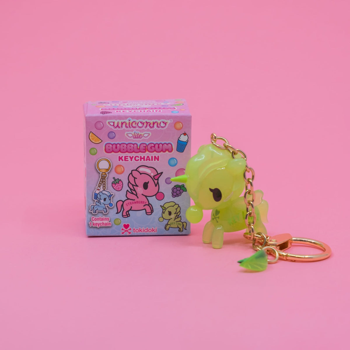 Unicorno Lite Bubblegum Keychain Blind Box