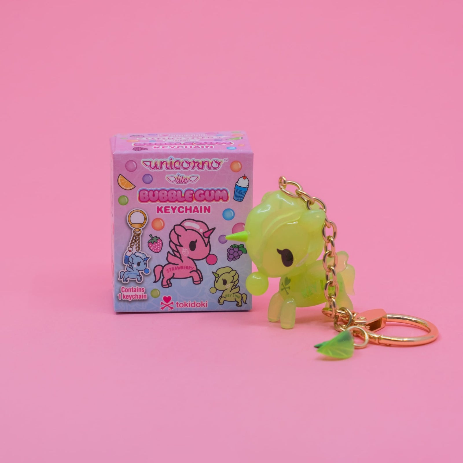 Unicorno Lite Bubblegum Keychain Blind Box