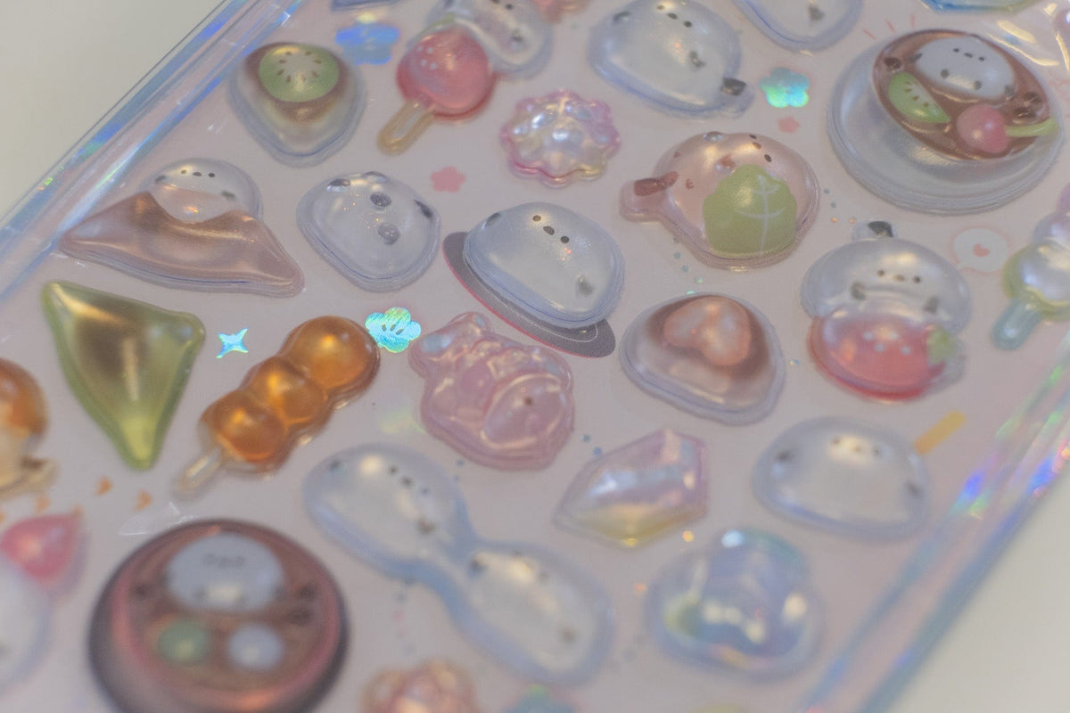 Sweet Snowbirds Frozen Bonbon Drop Q-Lia Stickers