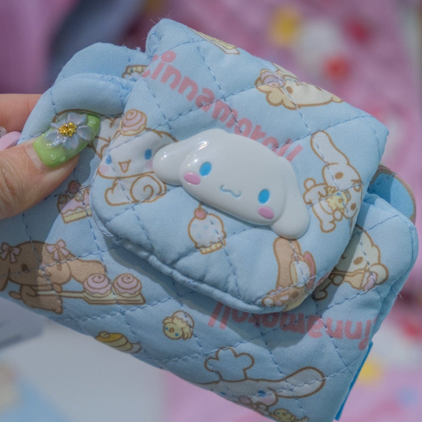 Cinnamoroll Sanrio Quilt Collection Card and Coin Case