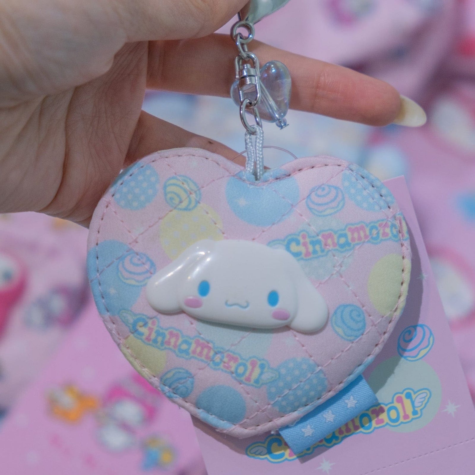 Cinnamoroll Sanrio Quilt Collection Mirror Charm