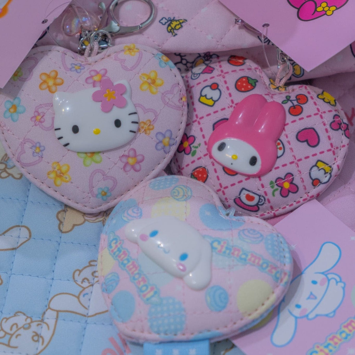 Cinnamoroll Sanrio Quilt Collection Mirror Charm