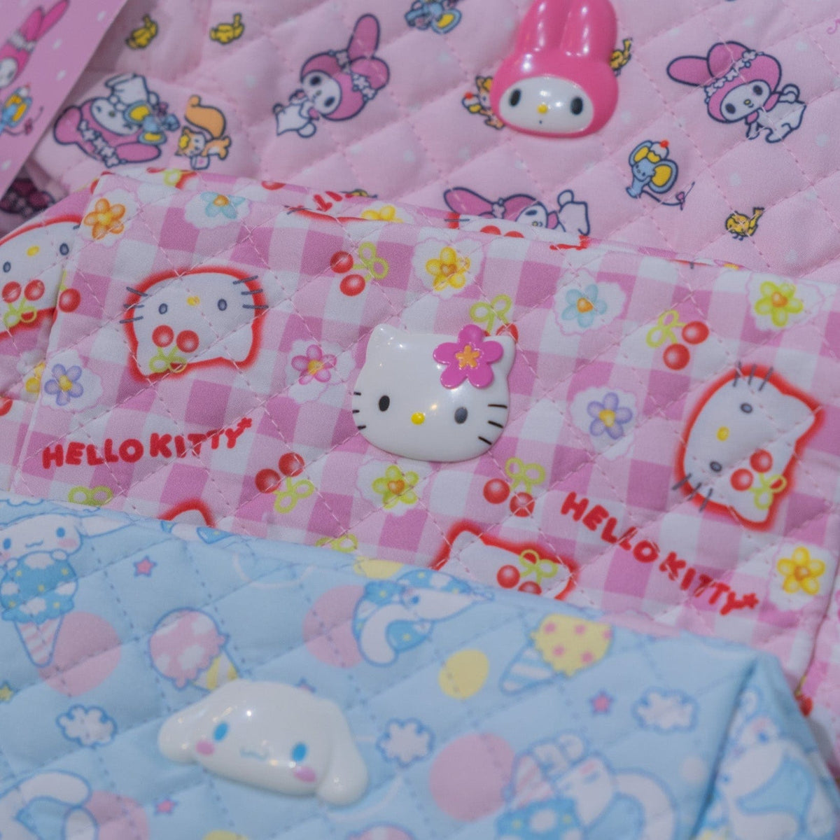 My Melody Sanrio Quilt Collection Pouch