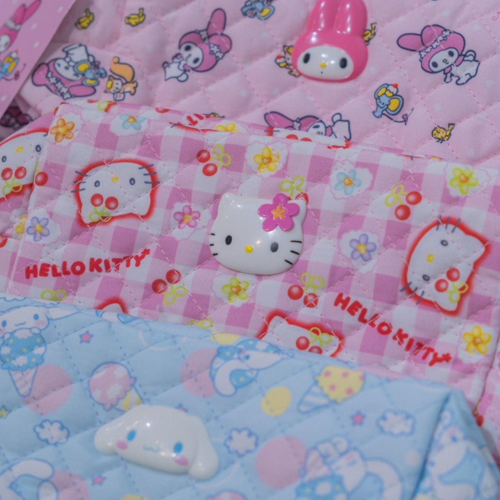My Melody Sanrio Quilt Collection Pouch