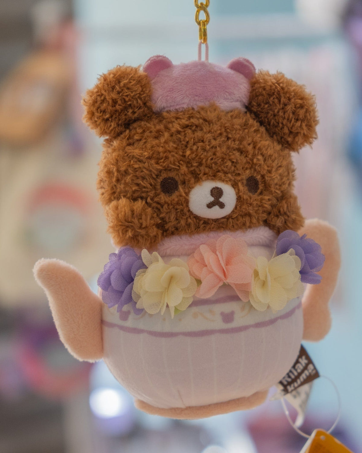 Chairoikoguma Tea Time Keychain