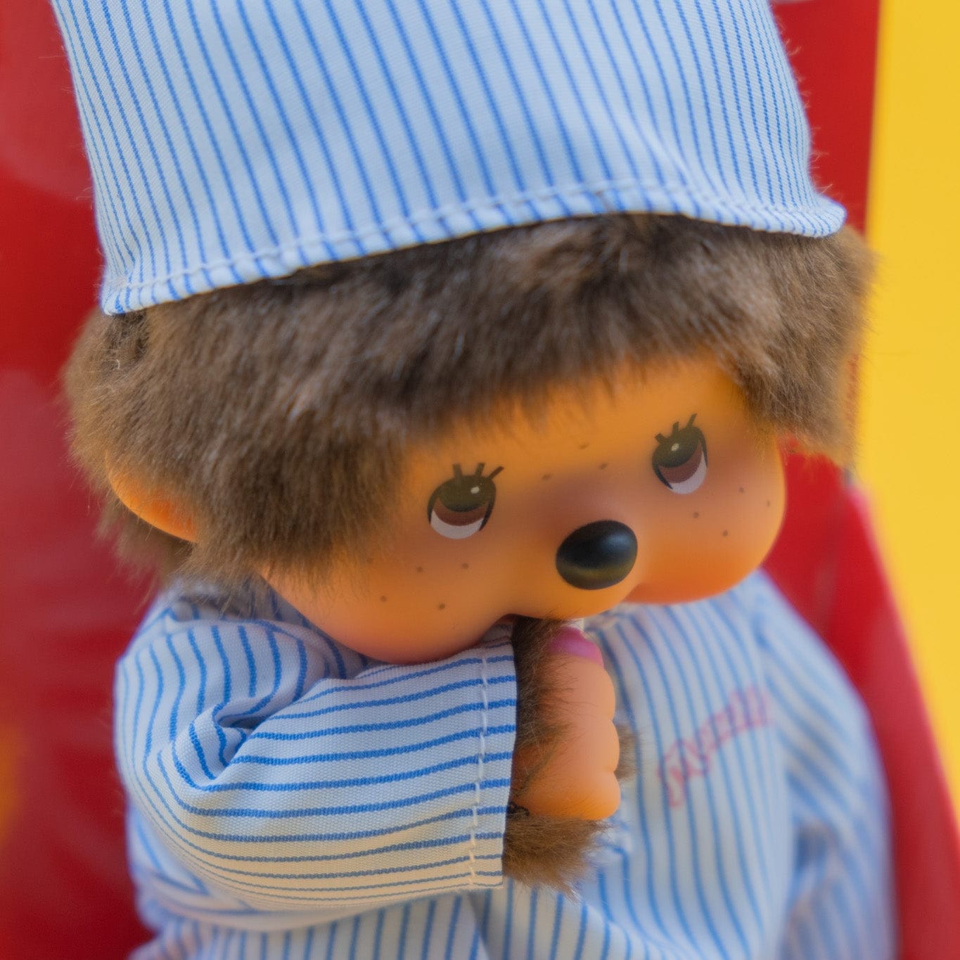 Stripe Pajama Boy Monchhichi 8" Plush
