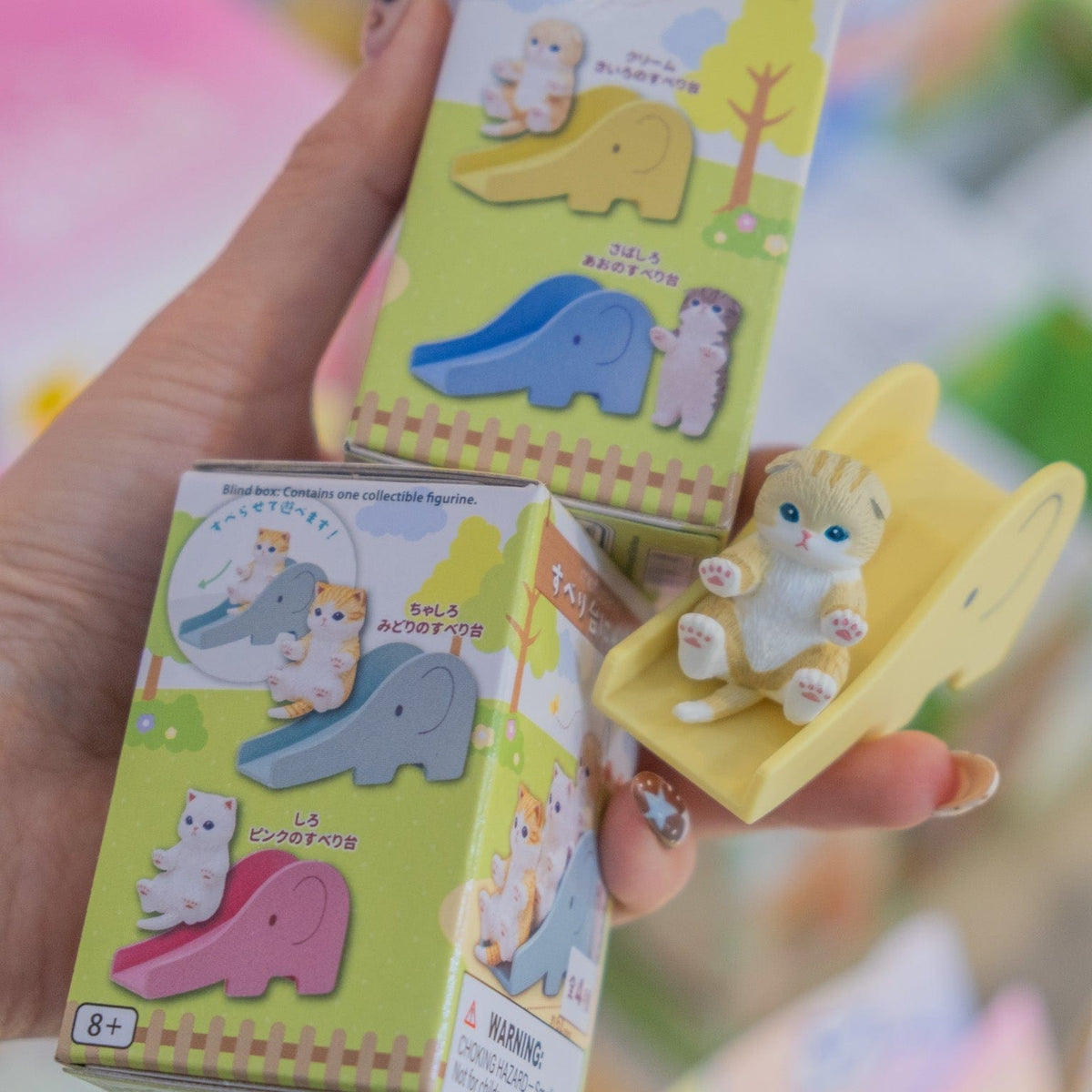 Caja ciega Mofusand Gatos en el tobogán