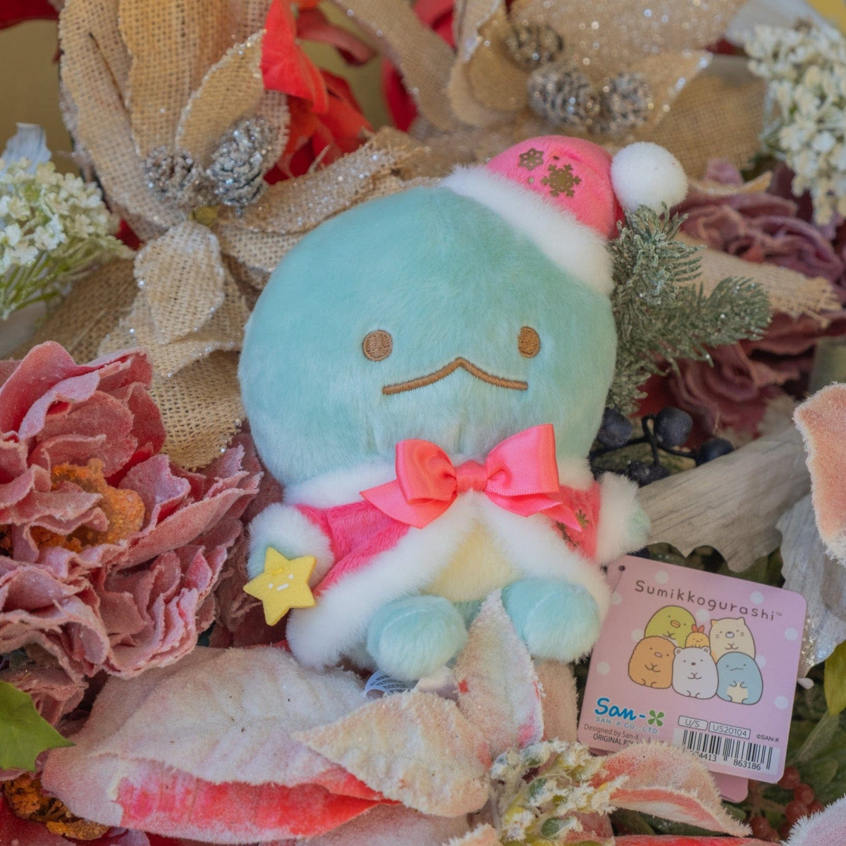 Sumikkogurashi Tokage Holiday Plush