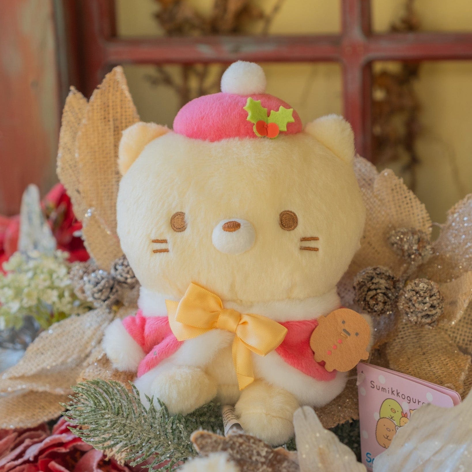 Sumikkogurashi Neko Holiday Plush