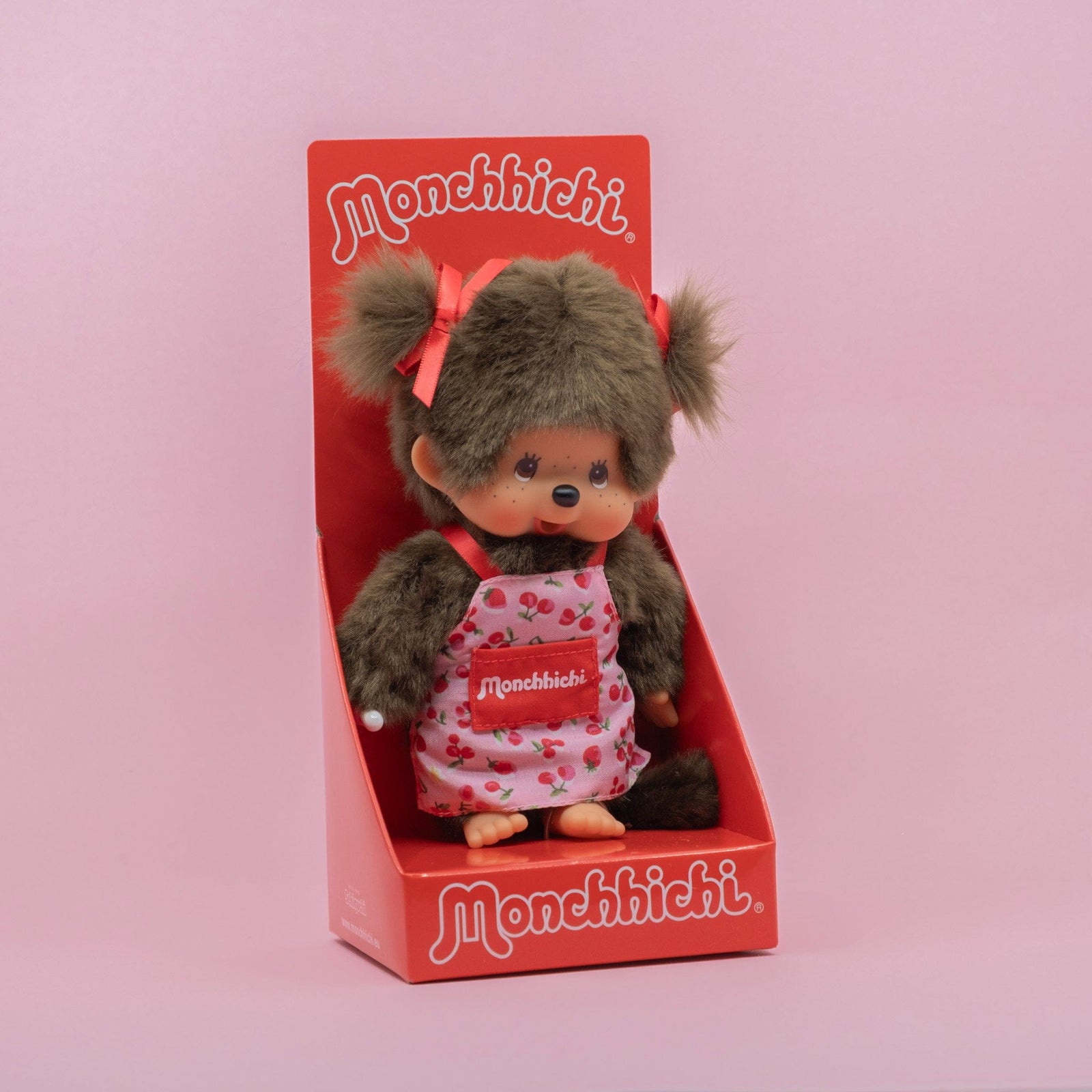Monchhichi Flower Apron Girl 8" Plush