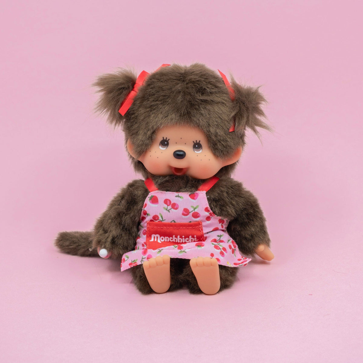 Monchhichi Flower Apron Girl 8" Plush