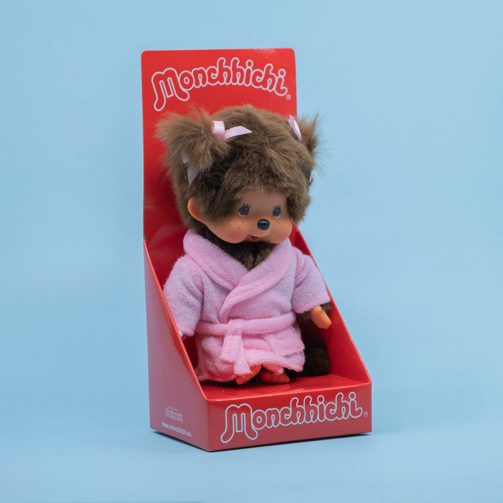 Monchhichi Bathrobe Girl 8" Plush