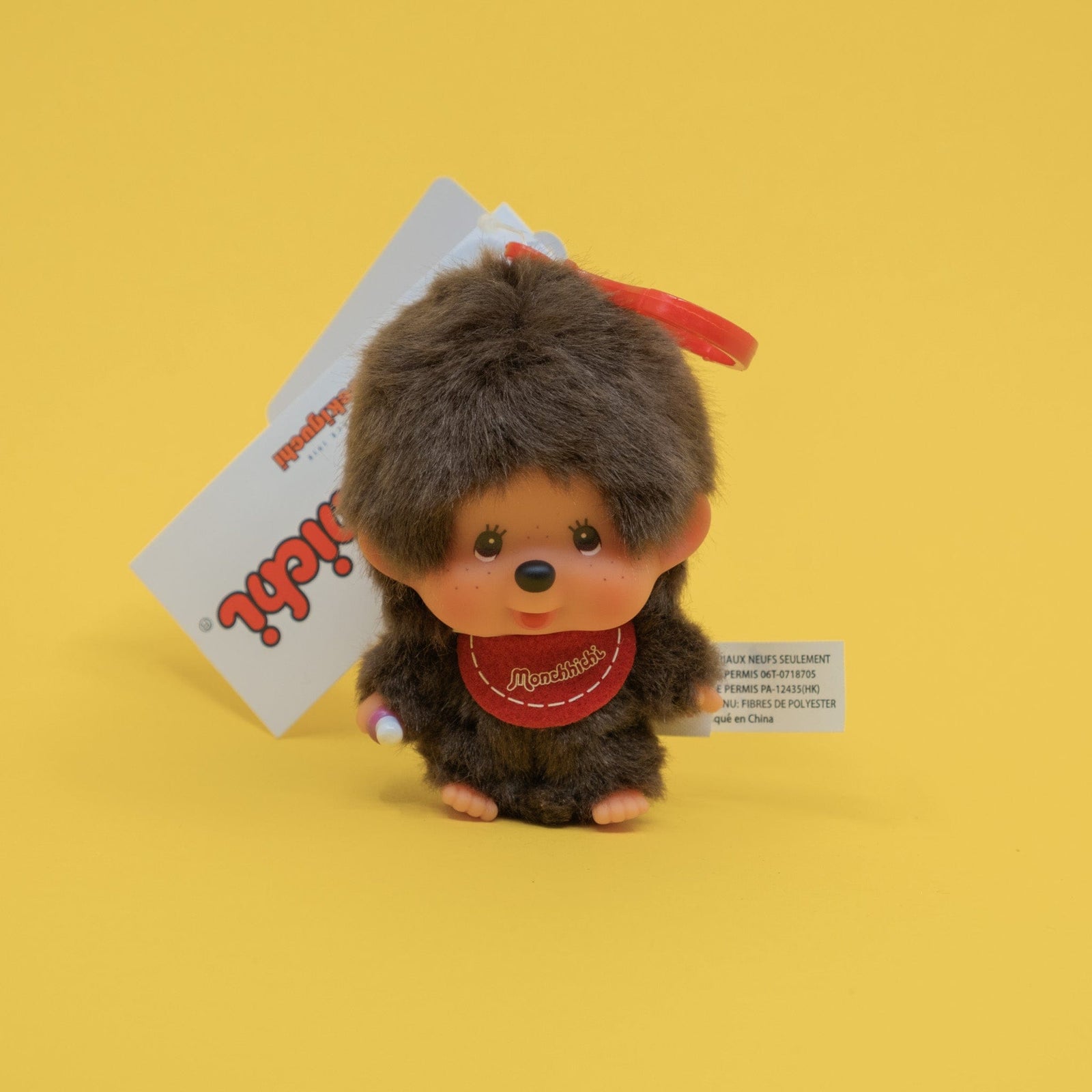 Monchhichi Boy Plush Keychain