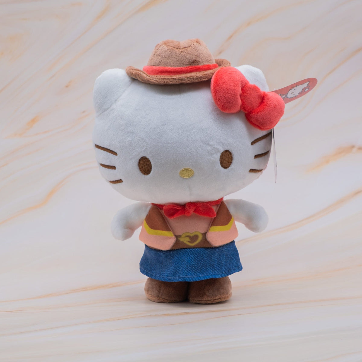 Hello Kitty Cowboy Plush 9.5"