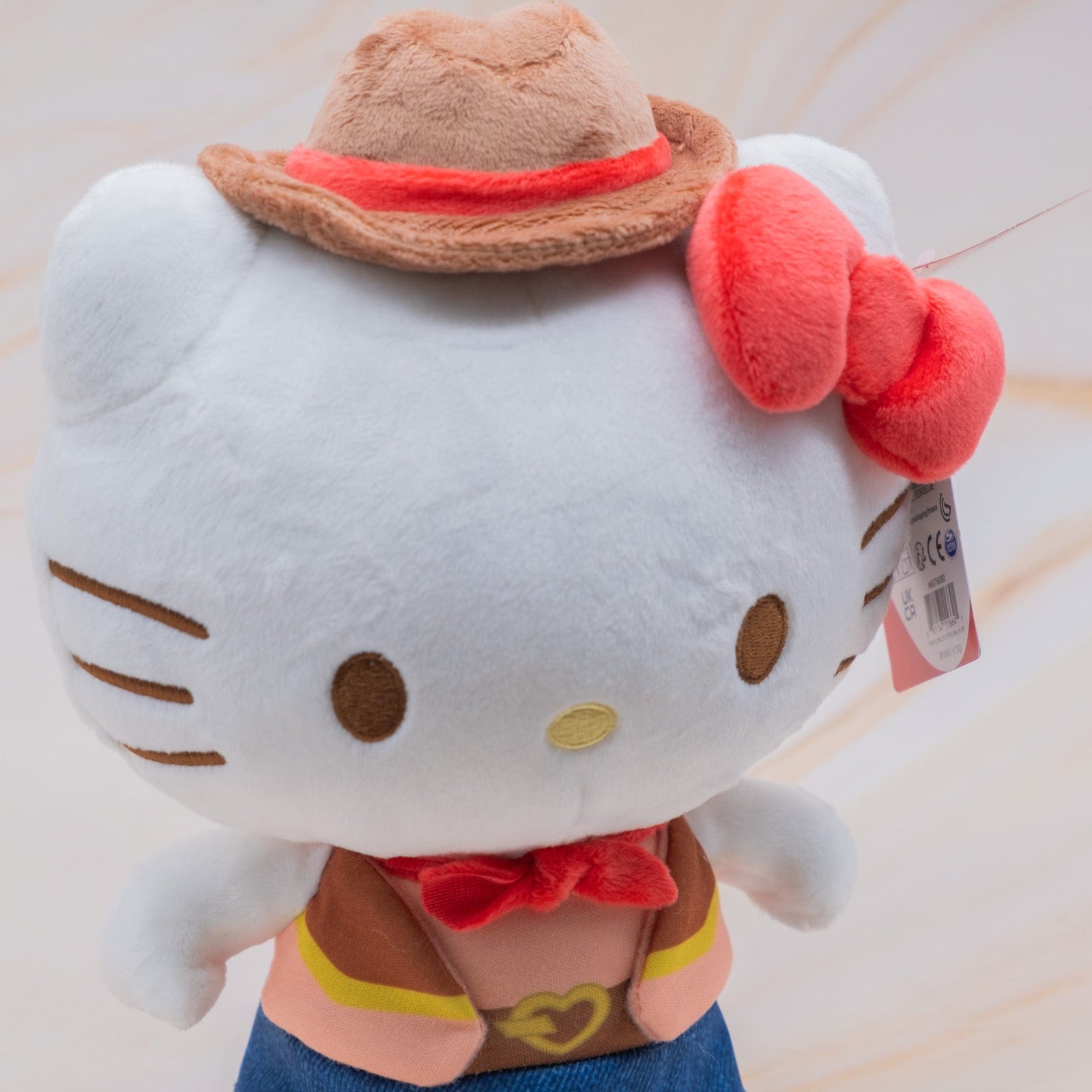 Hello Kitty Cowboy Plush 9.5"