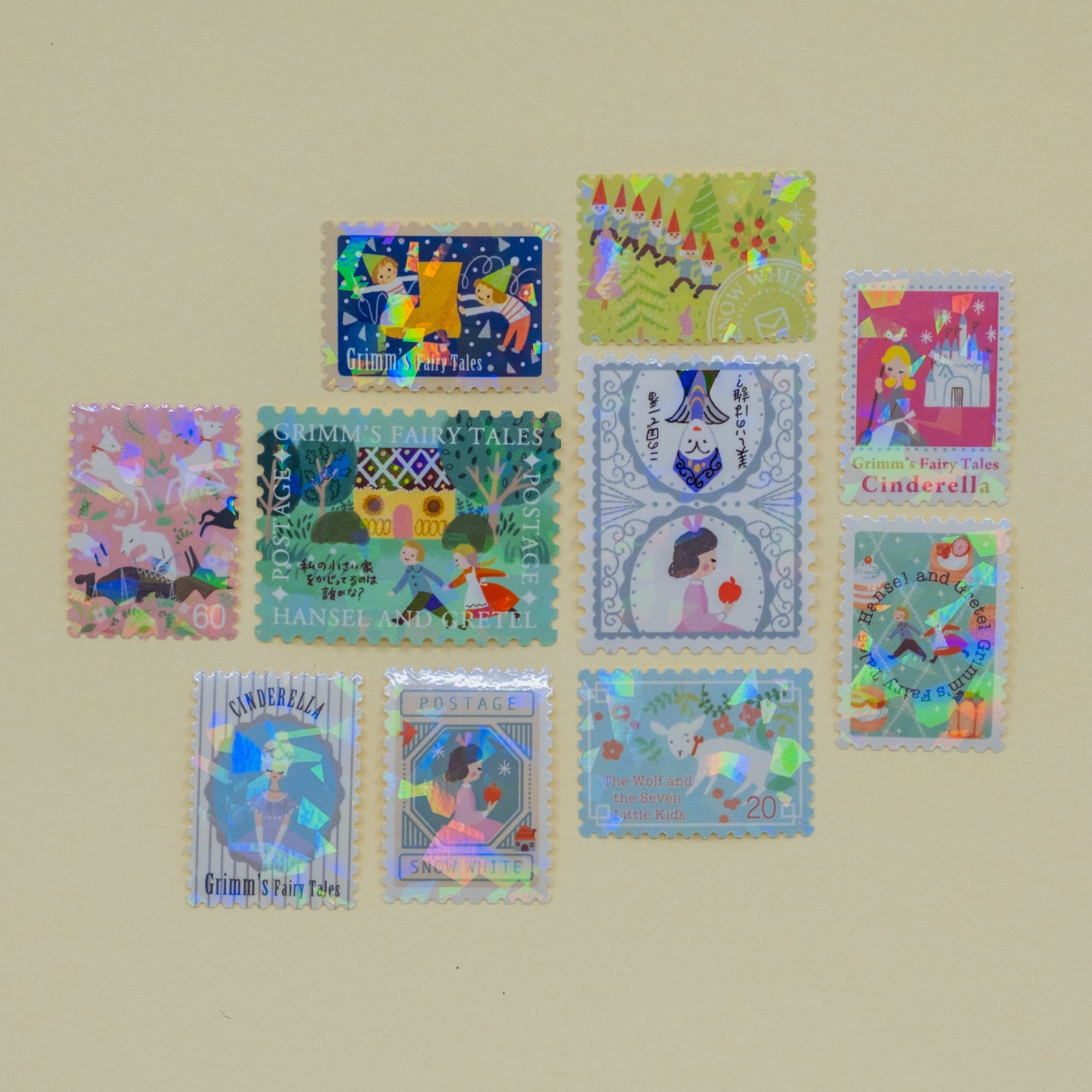 Grimm's FairyTale Flake Stickers 1
