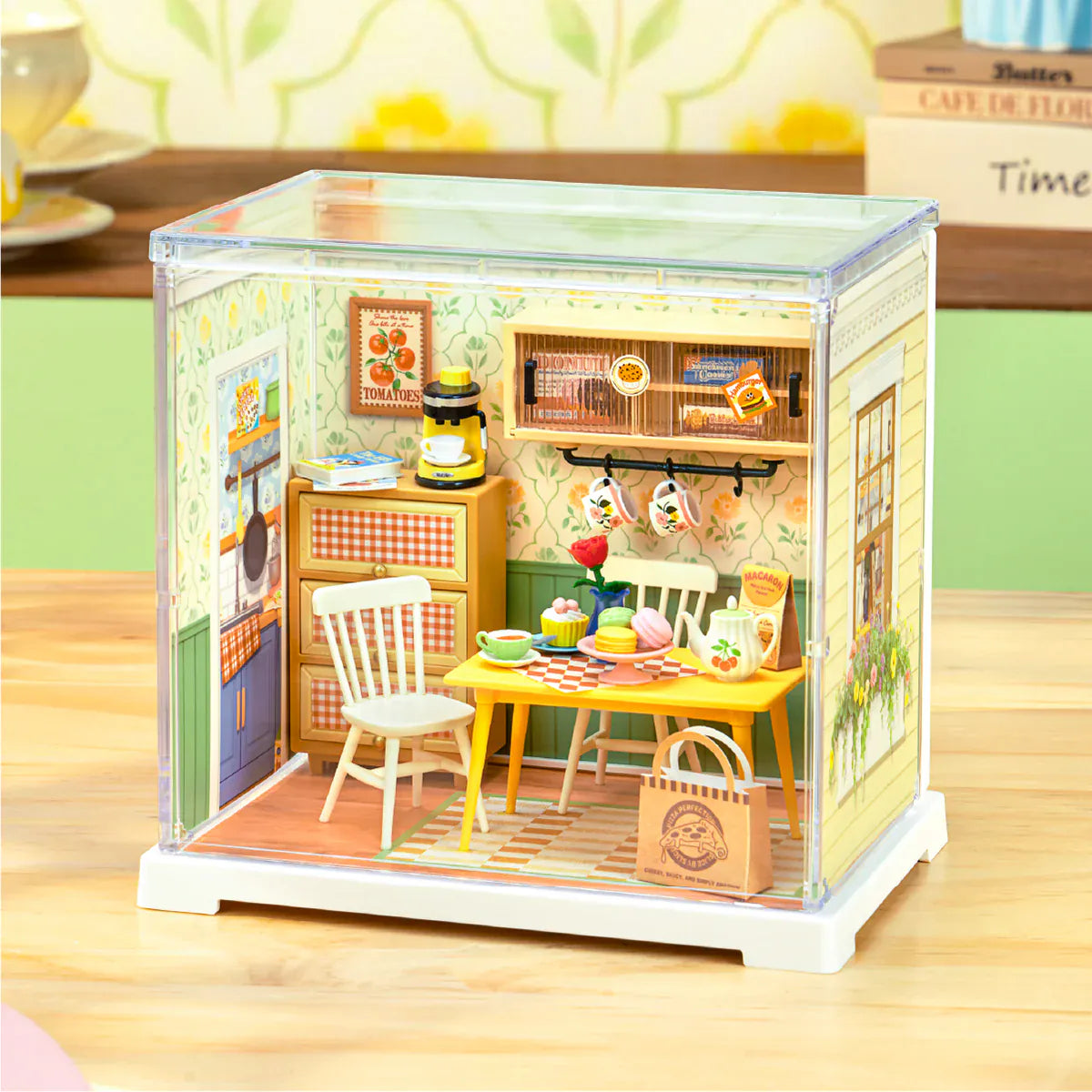Super Creator Floral Dining Room DIY Mini House