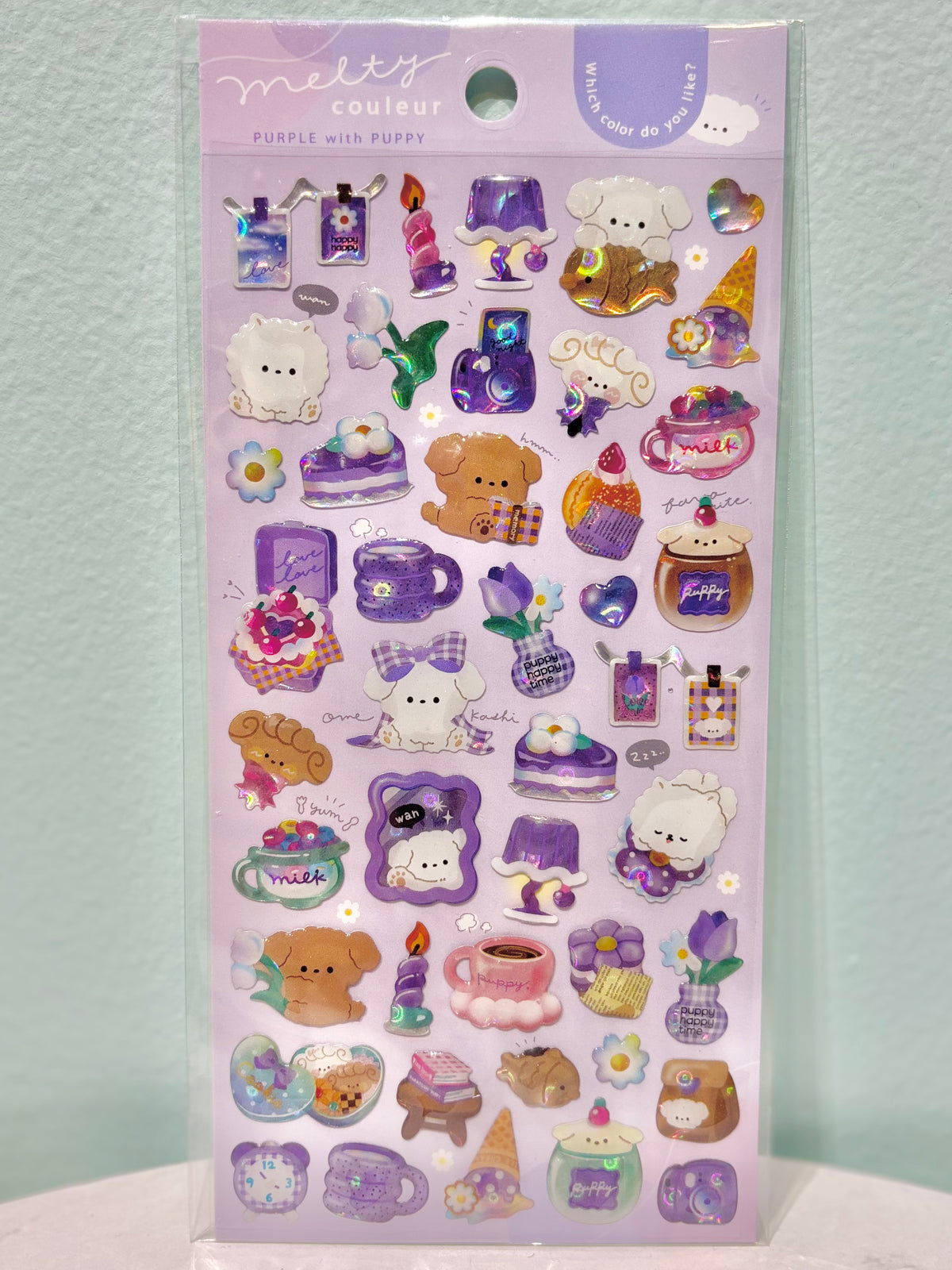 Melty Color Purple Q-Lia Stickers