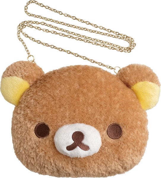 Rilakkuma Face Plush Shoulder Bag