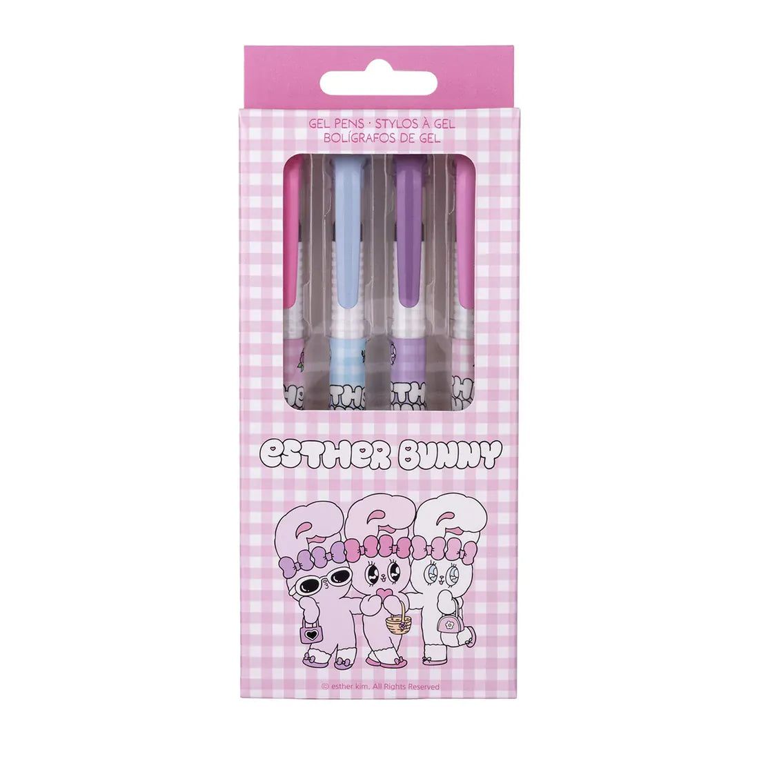 Esther Bunny Gel Pen Set - 4 Pack