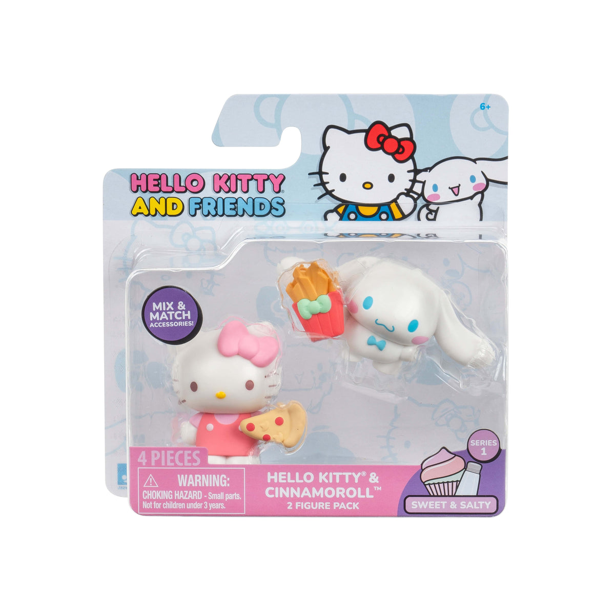 Hello Kitty and Friends 2&quot; Mini Figure 2-Pack