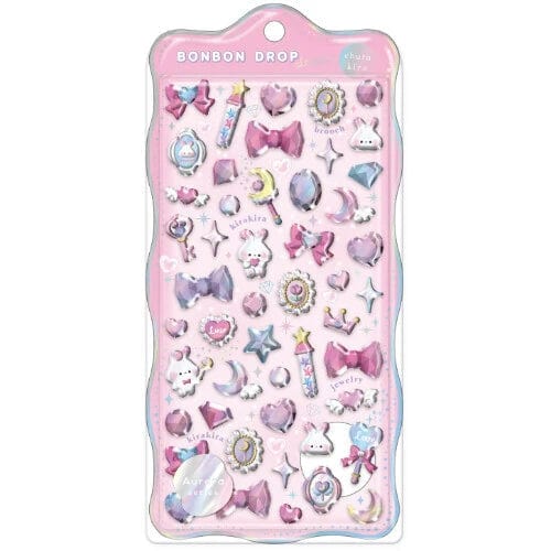 Pink Bunny Aurora Bonbon Drop Q-Lia Stickers