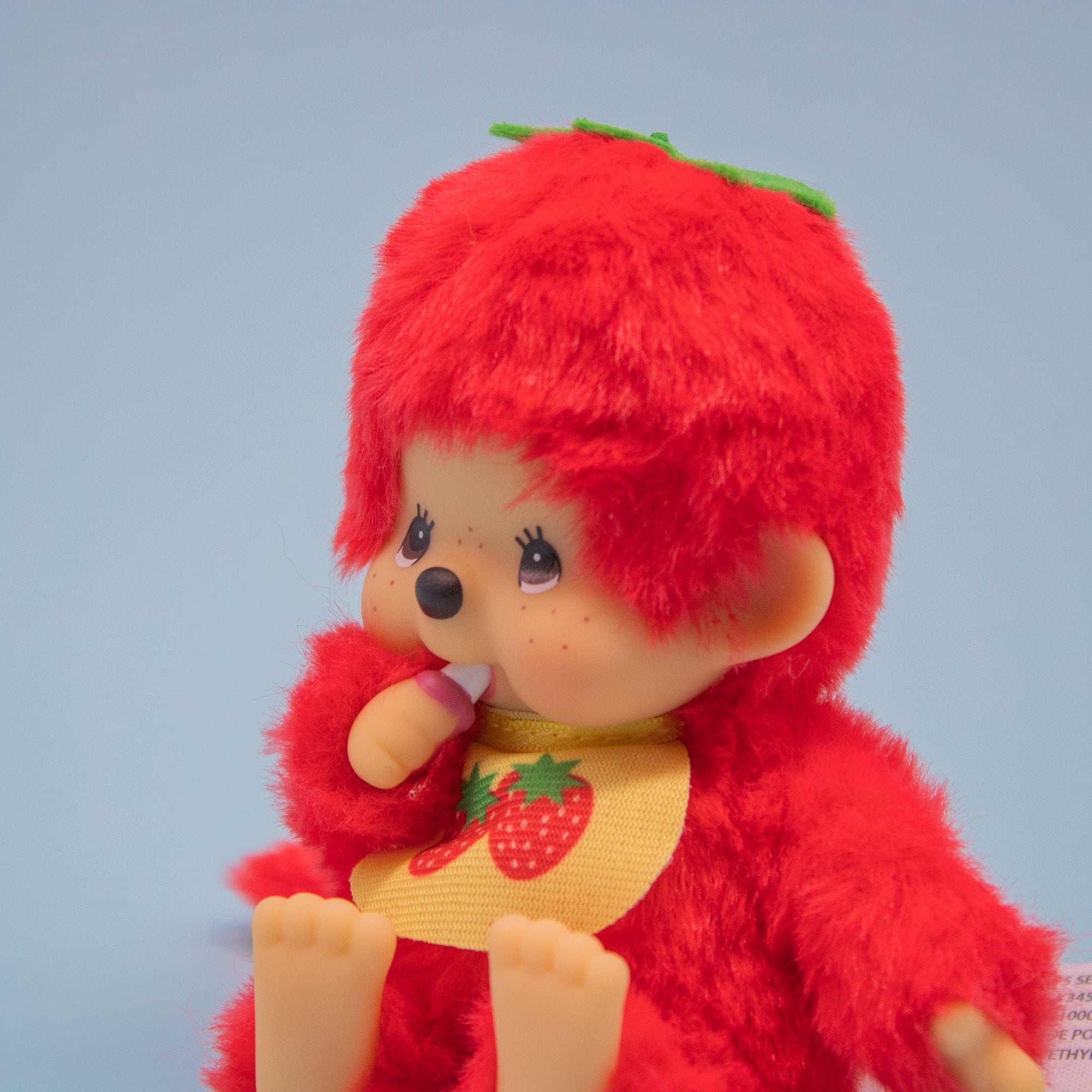 Strawberry Red Monchhichi 5.5" Plush