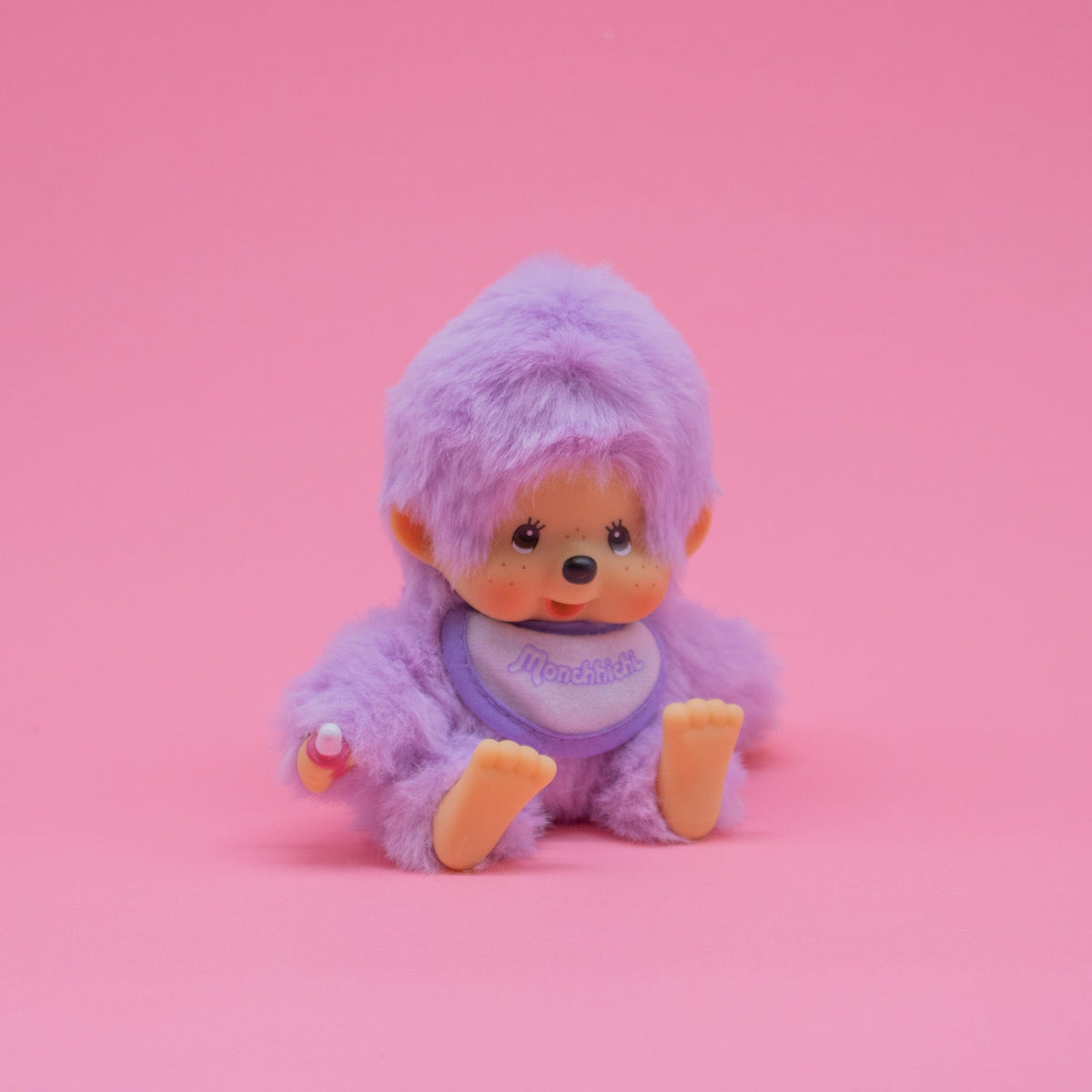 Purple Pastel Beanie Monchhichi 5&quot; Plush