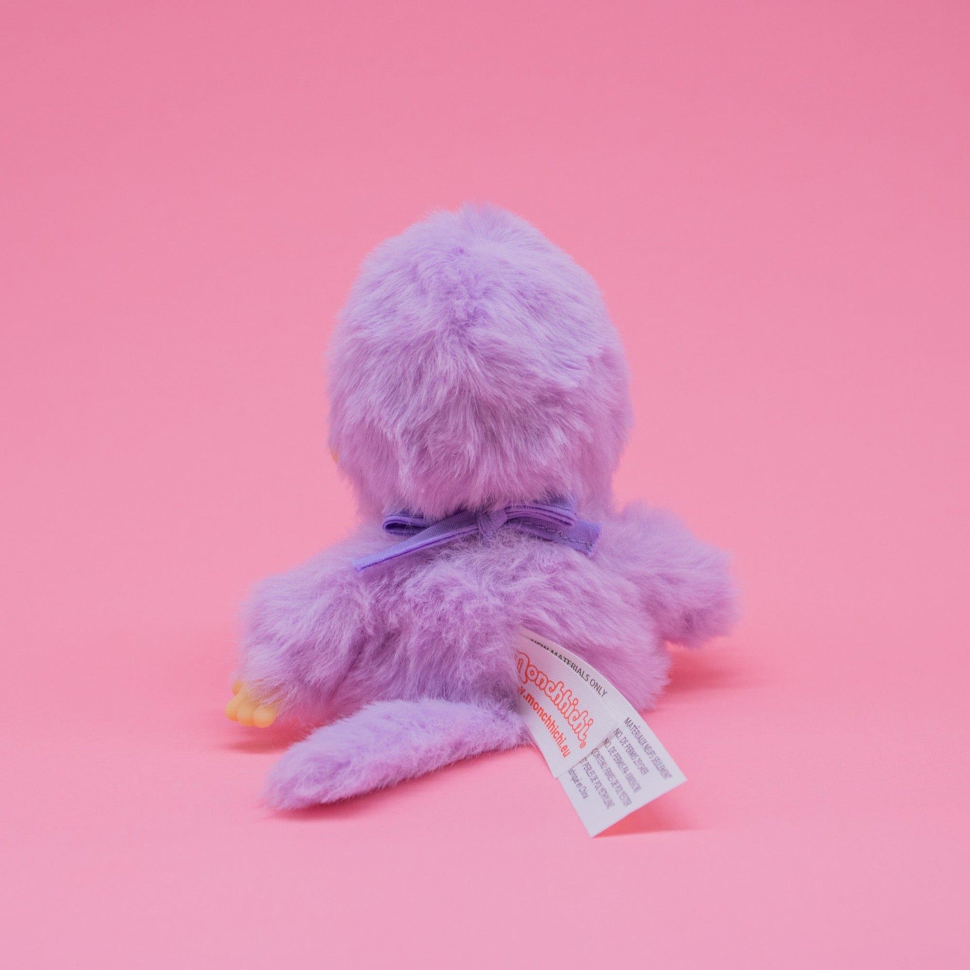 Purple Pastel Beanie Monchhichi 5" Plush