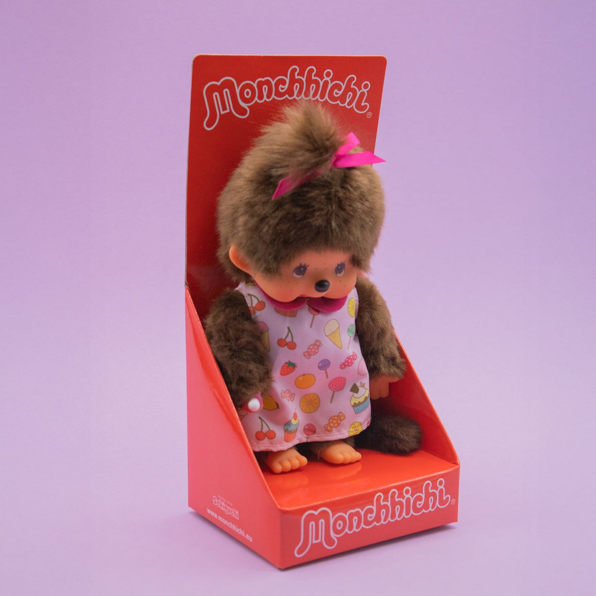 Pop N Candy Girl Monchhichi 8&quot; Plush